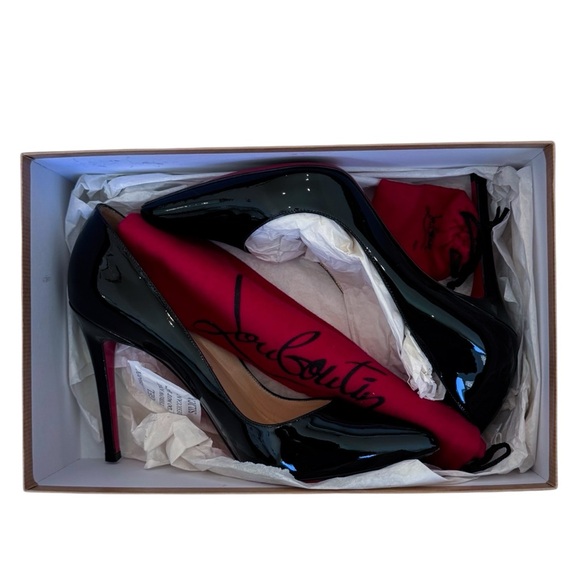 Christian Louboutin Pigalle 100 Pumps Patent Leather Black - Picture 14 of 14
